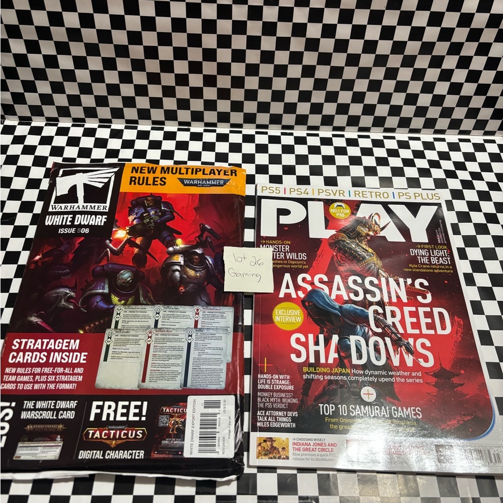 Warhammer White Dwarf and Play Magazine Bundle